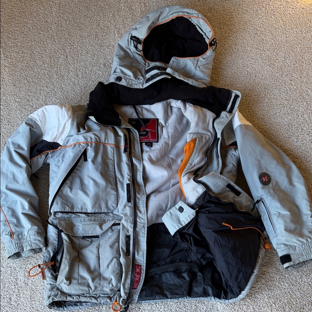 Men's Turbine Gray Ski & Snowboard Jacket